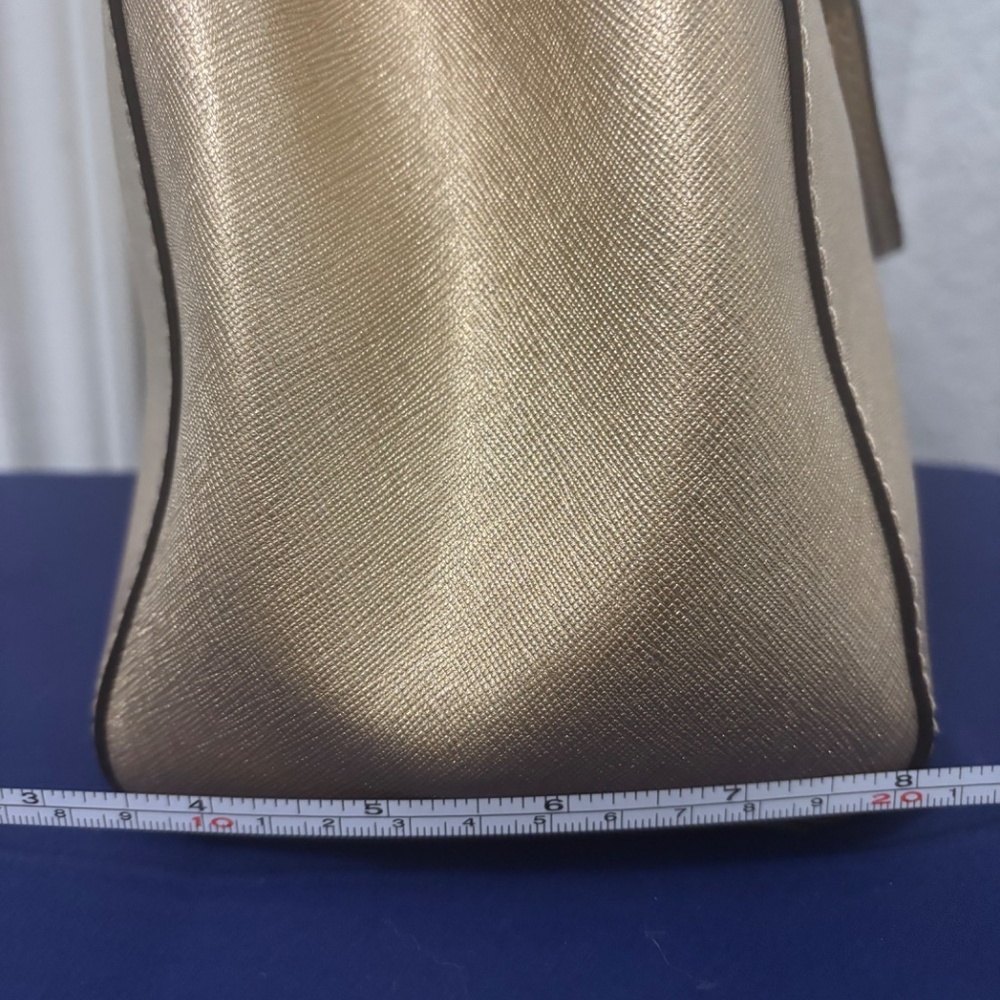 Michael Kors Metallic Chain structured Handbag - image 7